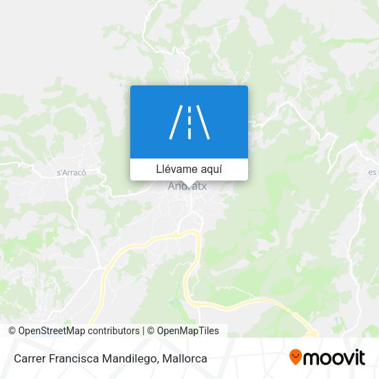 Mapa Carrer Francisca Mandilego