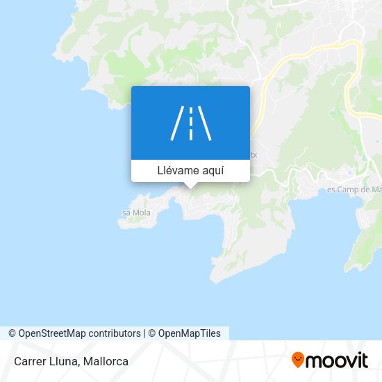 Mapa Carrer Lluna