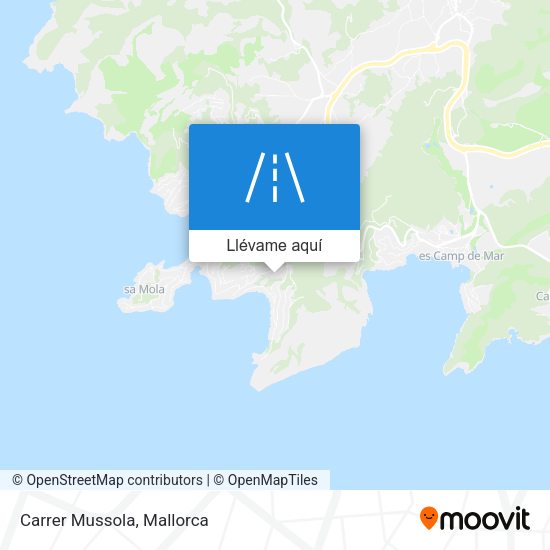 Mapa Carrer Mussola