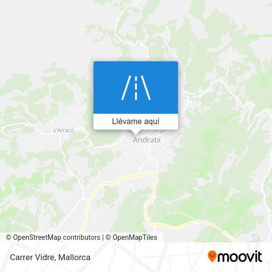 Mapa Carrer Vidre