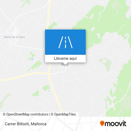 Mapa Carrer Billoch