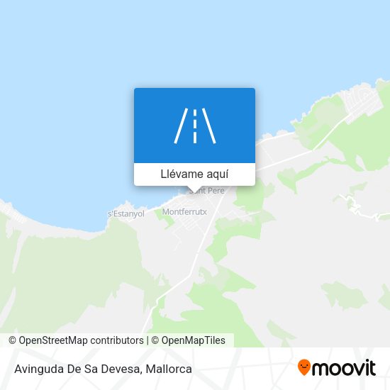 Mapa Avinguda De Sa Devesa
