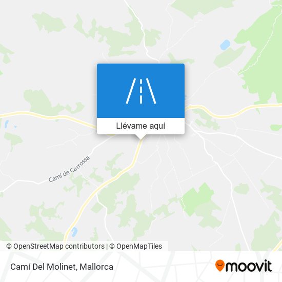 Mapa Camí Del Molinet