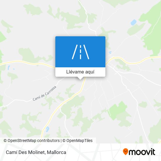 Mapa Camí Des Molinet