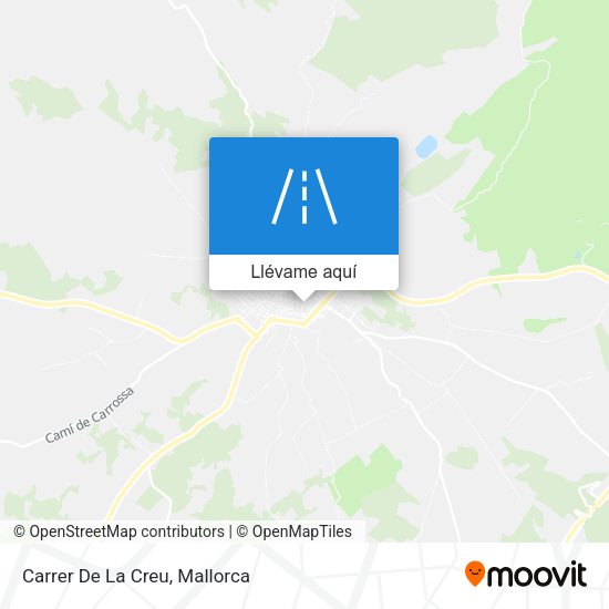 Mapa Carrer De La Creu