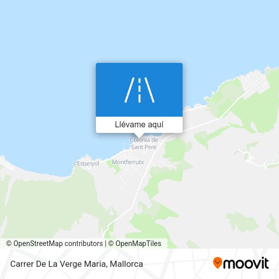 Mapa Carrer De La Verge Maria