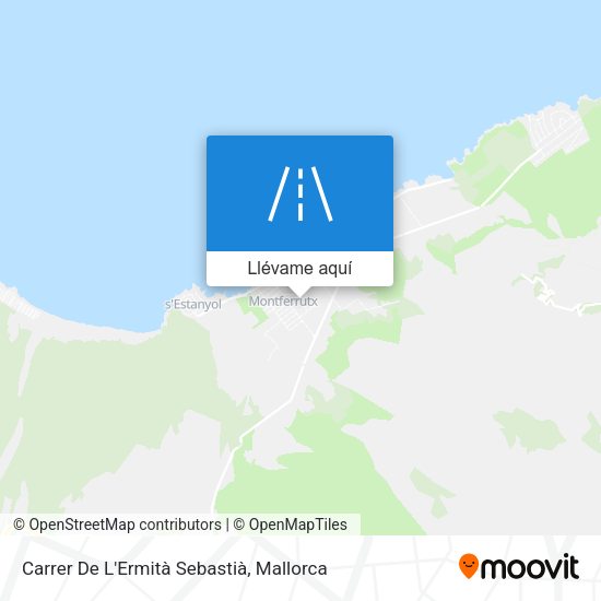 Mapa Carrer De L'Ermità Sebastià