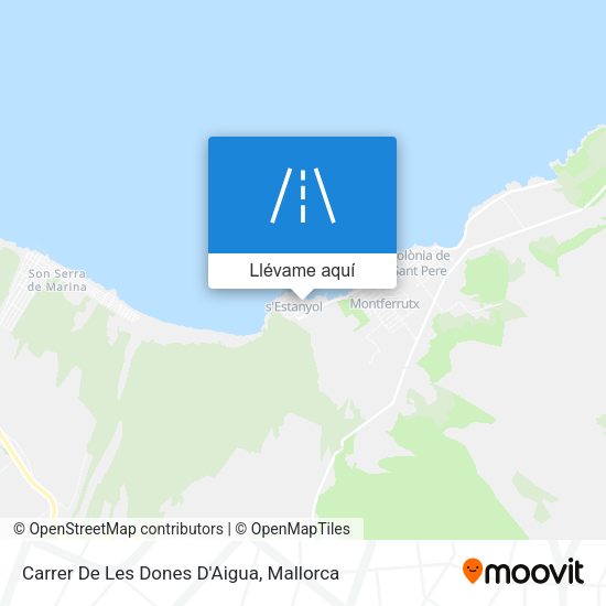 Mapa Carrer De Les Dones D'Aigua