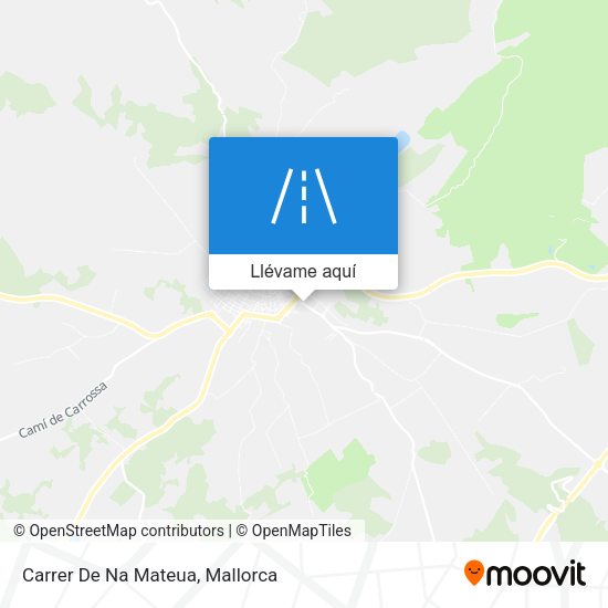 Mapa Carrer De Na Mateua