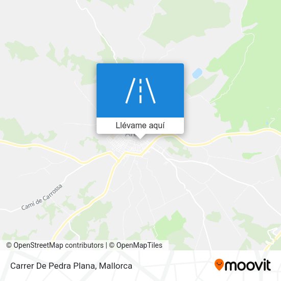 Mapa Carrer De Pedra Plana