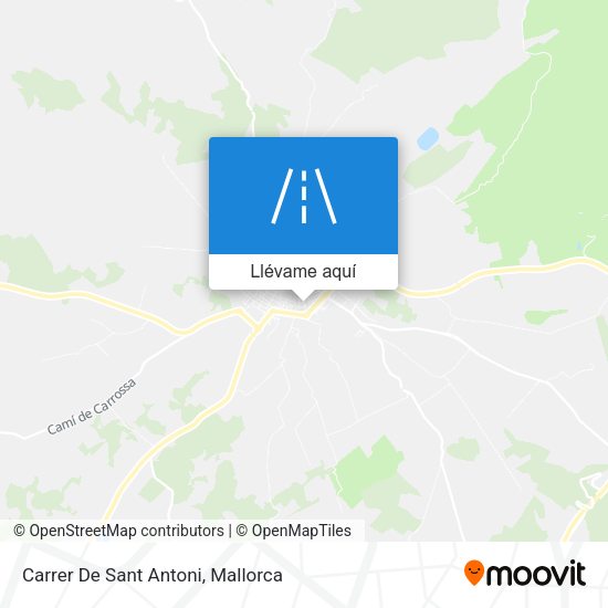 Mapa Carrer De Sant Antoni