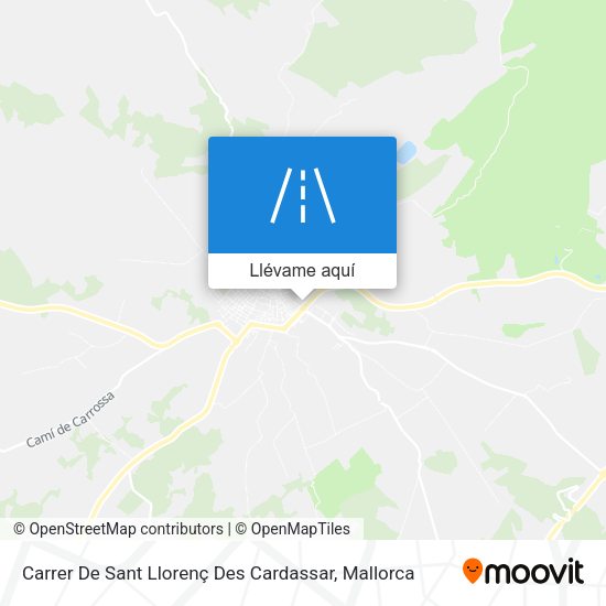 Mapa Carrer De Sant Llorenç Des Cardassar