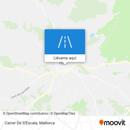 Mapa Carrer De S'Escala