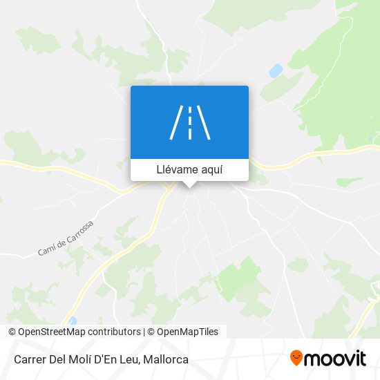 Mapa Carrer Del Molí D'En Leu