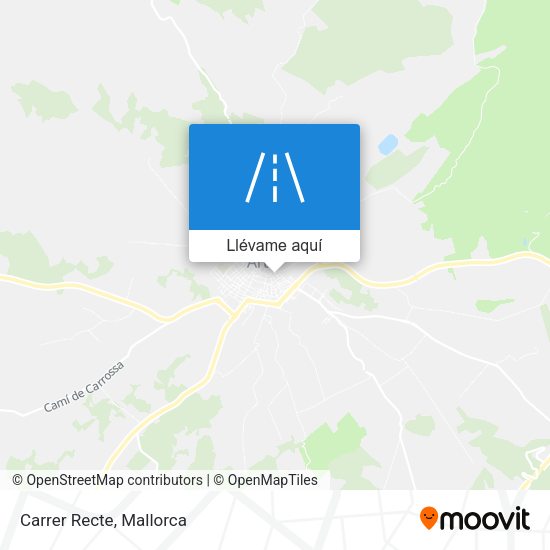 Mapa Carrer Recte