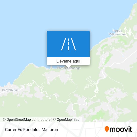 Mapa Carrer Es Fondalet