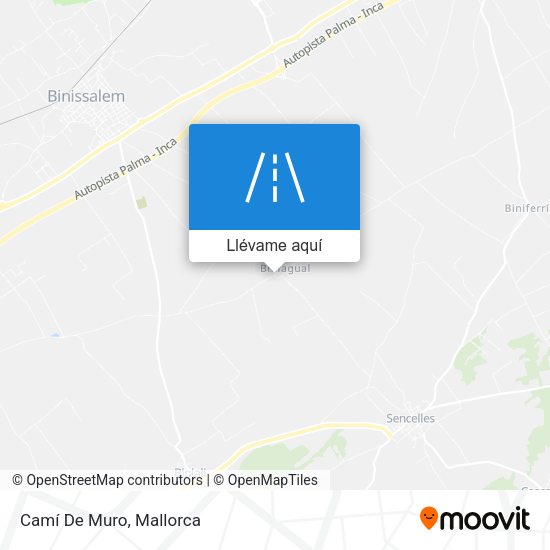 Mapa Camí De Muro