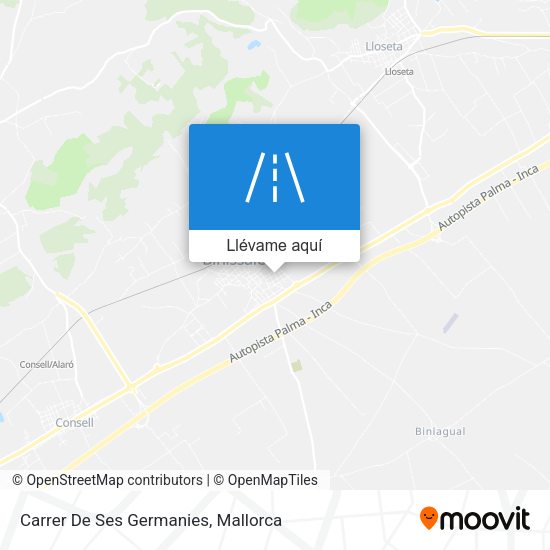 Mapa Carrer De Ses Germanies