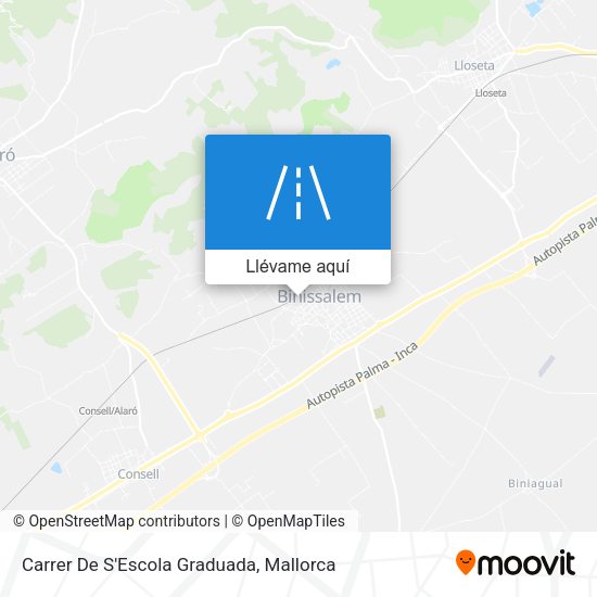 Mapa Carrer De S'Escola Graduada