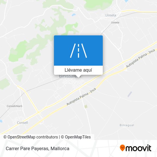Mapa Carrer Pare Payeras