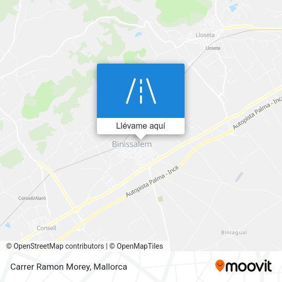 Mapa Carrer Ramon Morey