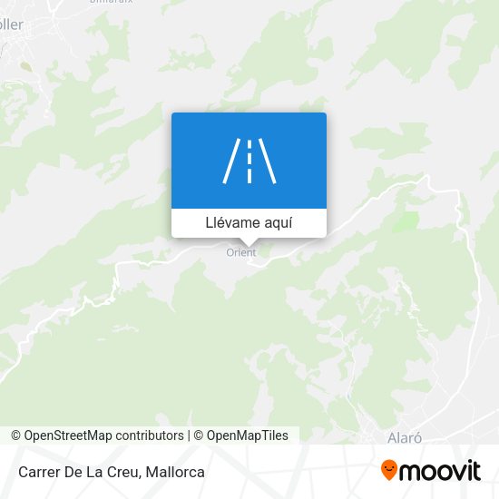 Mapa Carrer De La Creu