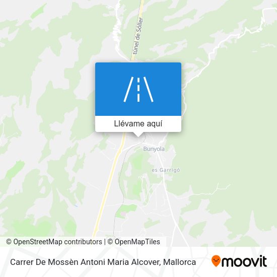 Mapa Carrer De Mossèn Antoni Maria Alcover