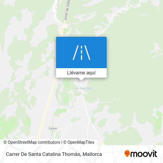Mapa Carrer De Santa Catalina Thomàs