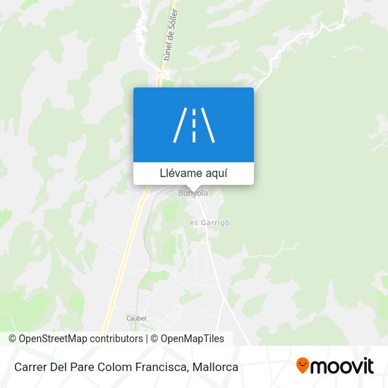 Mapa Carrer Del Pare Colom Francisca