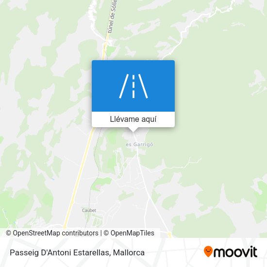 Mapa Passeig D'Antoni Estarellas
