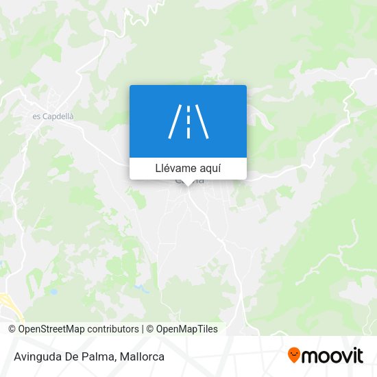 Mapa Avinguda De Palma