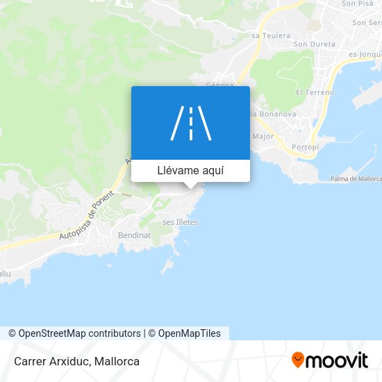 Mapa Carrer Arxiduc