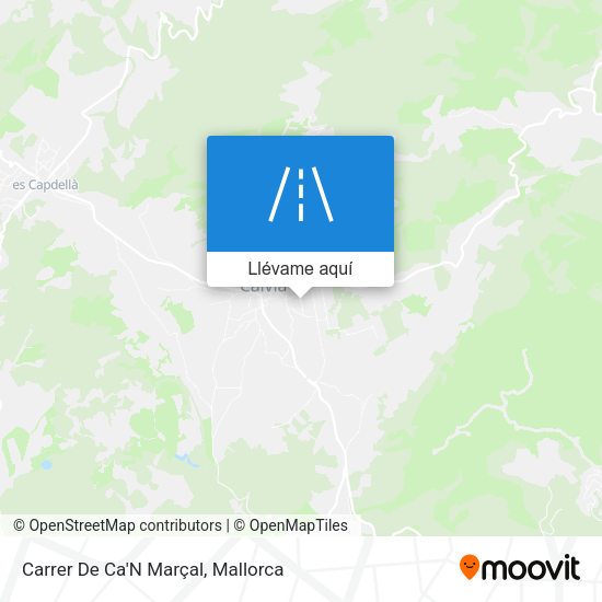 Mapa Carrer De Ca'N Marçal