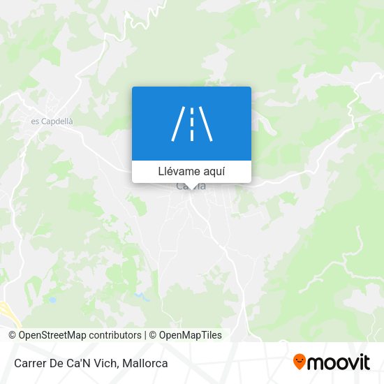 Mapa Carrer De Ca'N Vich