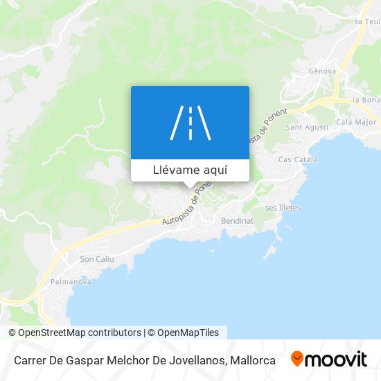 Mapa Carrer De Gaspar Melchor De Jovellanos