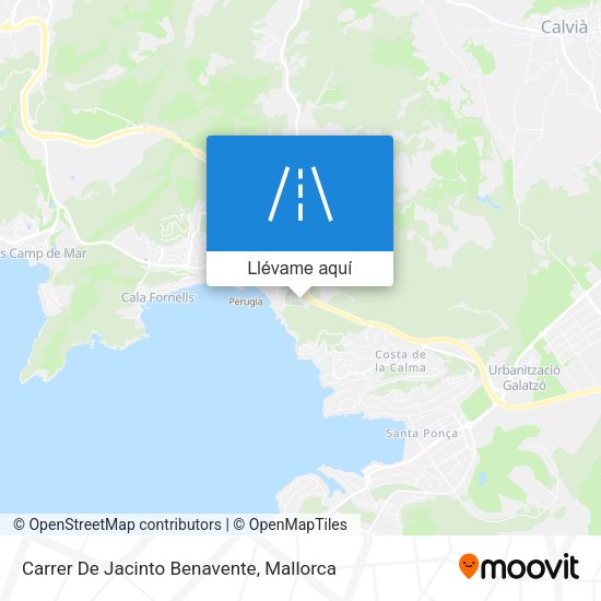 Mapa Carrer De Jacinto Benavente