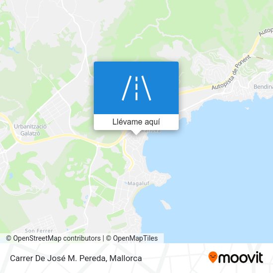 Mapa Carrer De José M. Pereda