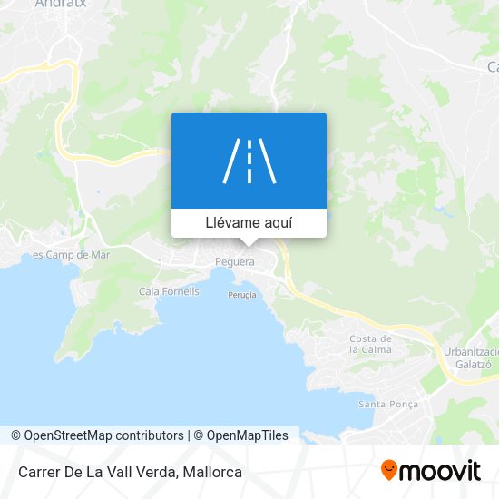 Mapa Carrer De La Vall Verda