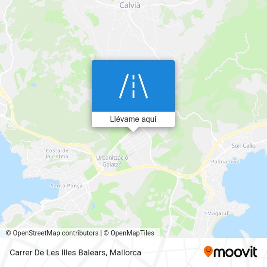 Mapa Carrer De Les Illes Balears