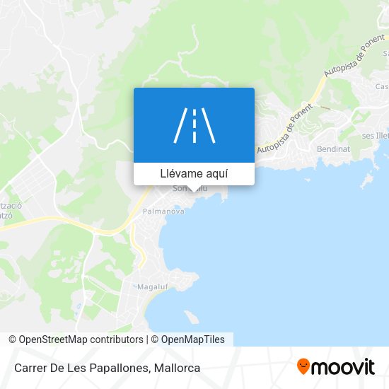 Mapa Carrer De Les Papallones