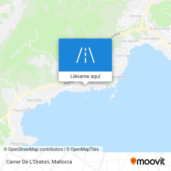 Mapa Carrer De L'Oratori