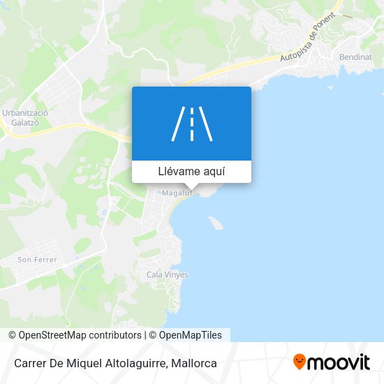 Mapa Carrer De Miquel Altolaguirre
