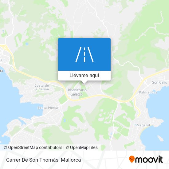 Mapa Carrer De Son Thomàs