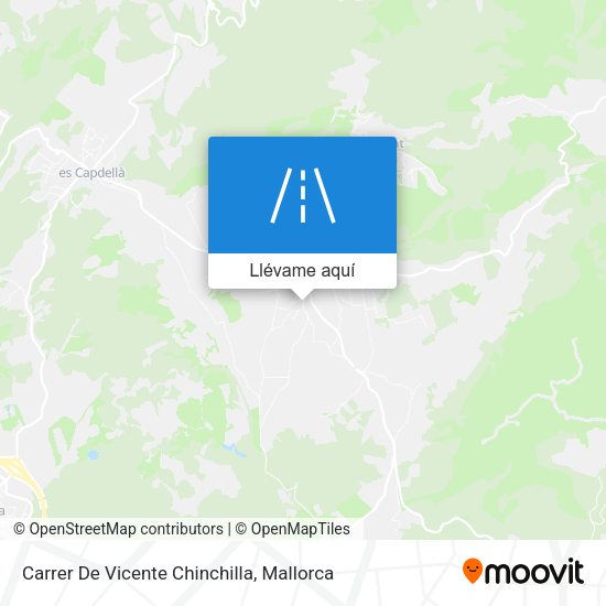 Mapa Carrer De Vicente Chinchilla