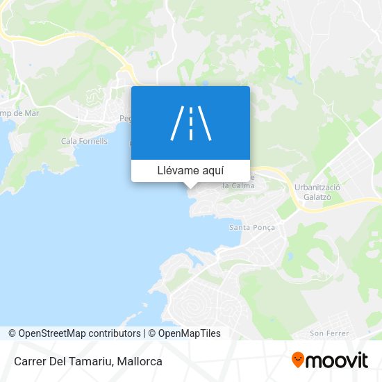 Mapa Carrer Del Tamariu