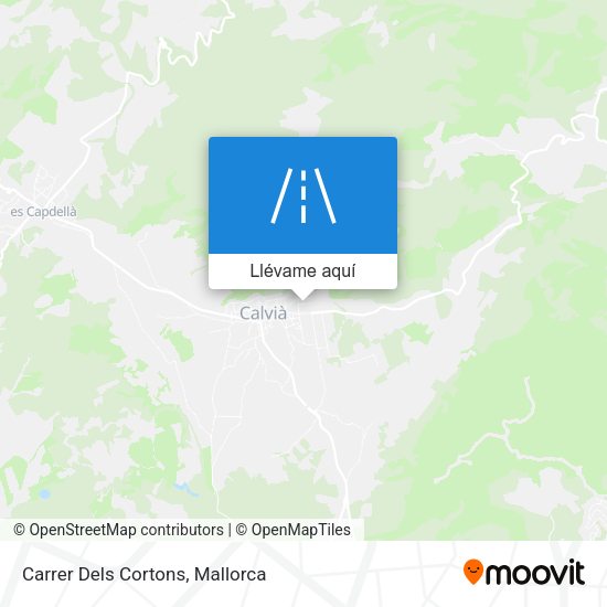 Mapa Carrer Dels Cortons