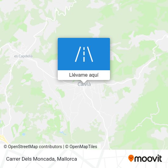 Mapa Carrer Dels Moncada