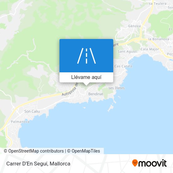 Mapa Carrer D'En Seguí