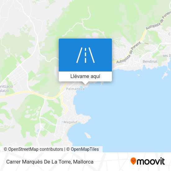 Mapa Carrer Marquès De La Torre