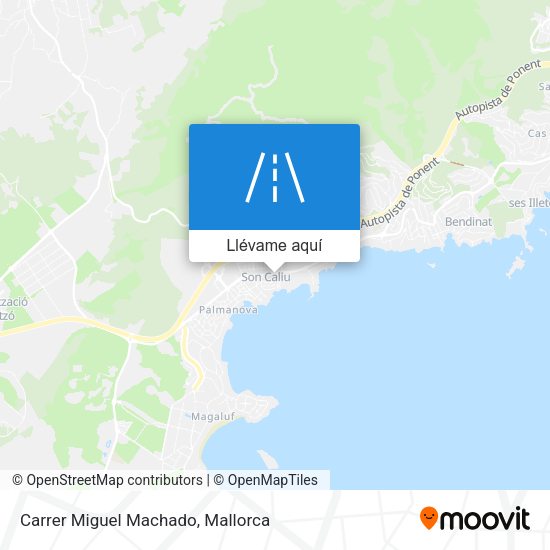 Mapa Carrer Miguel Machado